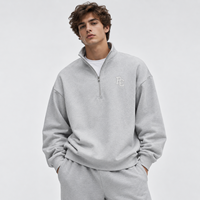 Ensemble de survêtements pour hommes avec logo personnalisé, sweat-shirt à fermeture éclair en polaire, ensemble deux pièces, sweat-shirt à capuche