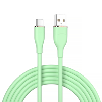 Câble de charge rapide USB-C 6A en silicone liquide couleur macaron 66W, nouvelle arrivée 2025, pour ordinateur, appareil photo, écouteurs – Vente en gros
