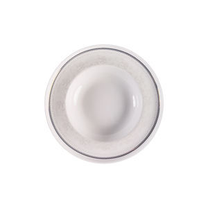 Set Perlengkapan Makan Keramik Porselen 2 Orang Motif Tanaman Gaya Amerika Klasik Modern Mewah Warna Putih Tahan Lama Dapat Digunakan Kembali di Mesin Cuci Piring - Product Image 3