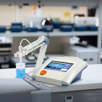 BIOSTELLAR pH Meter Desktop portabel OEM & ODM dapat disesuaikan dengan pengukur suhu MV/ORP