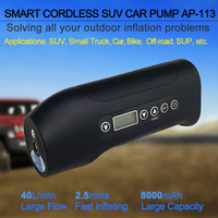 Pompe de gonflage de pneus tout-terrain sans fil, 40l/Min, pour voiture, SUV, camping-car, 4x4