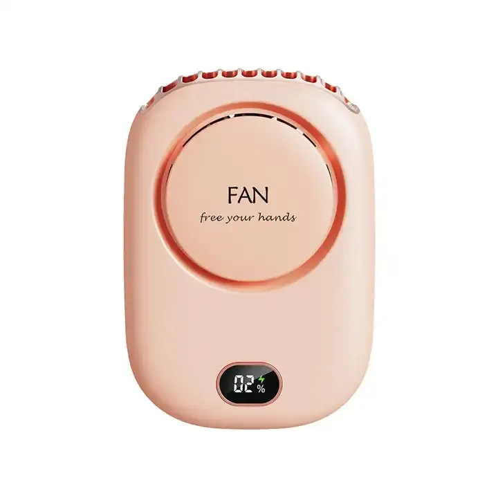 2023 Hot Bán mini nhỏ gọn cầm tay thuận tiện hiển thị điện có thể sạc lại mát cổ Fan