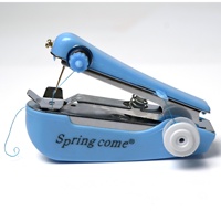 Mini machine à coudre portable créative pour vêtements et tissus, portable, cadeau de fête