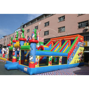 Thương mại xiếc <span class=keywords><strong>Inflatable</strong></span> trượt N trượt sân chơi <span class=keywords><strong>Inflatable</strong></span> ướt khô trượt chú hề thư bị trả lại <span class=keywords><strong>Inflatable</strong></span> <span class=keywords><strong>Slide</strong></span> ngoài trời - Product Image 4