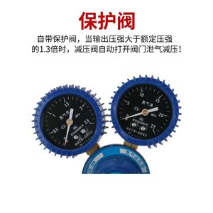 Régulateur de pression d'azote Ottel YQD-09 avec manomètre à diaphragme, sortie 1/4 po, fabriqué en Chine - Product Image 3