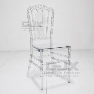 2025 venta al por mayor de fábrica de lujo clásico apilable Hotel resina Napoleón mesa y sillas para eventos de boda - Product Image 3