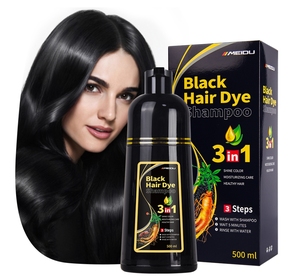 Tinte para el Cabello Negro Meidu de 500 ml, Venta al por Mayor de Fábrica - Product Image 1