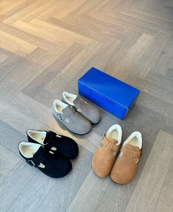 Sandalias Planas de Alta Calidad para Exteriores, Tipo Mules, para Mujer, de Cuero Genuino, Gamuza y Corcho, Marca <span class=keywords><strong>Boston</strong></span> - Product Image 5
