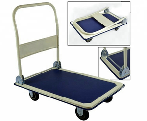 Chariot à plate-forme robuste de 150kg Chariot à main de transport de camion pliant Chariot à main de 150kg Chariot à plat pliant en plastique de 330lb - Product Image 2