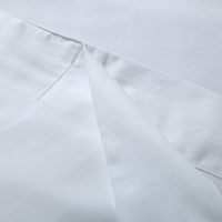 Parure de lit d'hôtel 4 étoiles 200*200cm Premium avec logo personnalisé 100% coton, couvre-lit, housse de couette, drap blanc, ensemble de literie d'hôtel