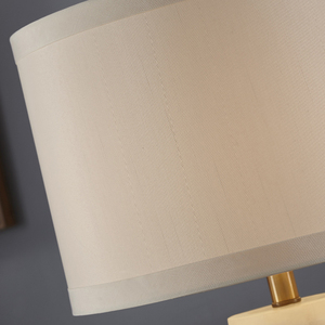 Facettes Colonne D'angle Lampe De Table En Cristal pour Hôtel Maison Salon Décoration Lumière de Bureau avec Abat-Jour Blanc - Product Image 6