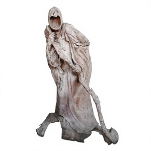Estatua de Fantasma Artística de Madera. Figura de Arte Tallada a Mano en Madera para Decoración del Hogar, Regalo de Inauguración y Boda - Product Image 3