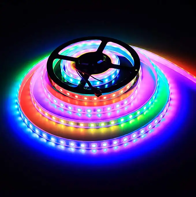 ドリームカラーLED5050ws2811APP制御dc12v 24vLEDライト防水IP65RGBLEDストリップ