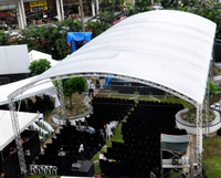 Estructura de Aluminio F34 F34P, Estructura de Iluminación para Eventos al Aire Libre, Techo de Escenario Global para Exposiciones en Interiores