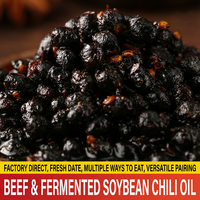 Pâte de chili au bœuf et aux haricots noirs au goût riche |   Spécialité du Guizhou la plus vendue |   Condiment épicé pour la viande avec des épices chinoises authentiques