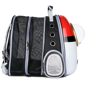 Baolujie Pet Backpack Carrier Expandable Foldable Large Capacity Portable Breathable For <b>Cats</b> - Product Image 4