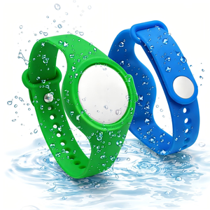 Bracelets de poignet réglables en silicone étanche pour AirTag, support de localisation anti-perte pour enfants et personnes âgées - Product Image 3