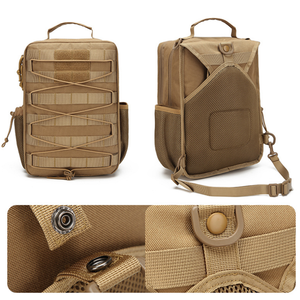 पुरुषों के सामरिक छाती स्लिंग बैग को पकड़ने के लिए होल्स्टर एडक डेग पैक को छुपाता है और अन्य बाहरी गतिविधियों के मोले कंधे के बैकपैक - Product Image 6