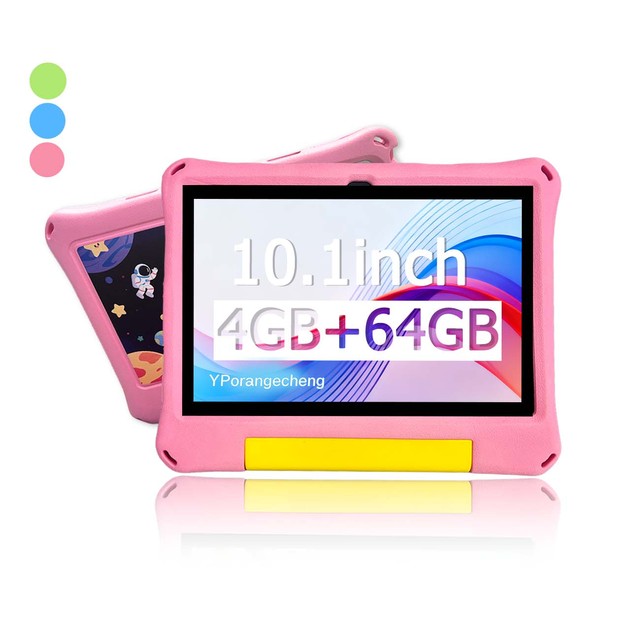YPORANGECHENG New 10.1-Inch MTK Octa Core 4GB 64GB Tablet Kids Android 12 4000mAh Capacitive Screen 1280*800 Wi-Fi Educational