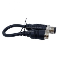 Cables de Audio y Vídeo de aluminio para HDTV/Monitor de coche, sistema de cámara de vehículo, código macho Gx12, 4 pines, 1080P,