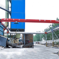 Grue à poutre simple LD 10 tonnes à économie d'espace avec hauteur de levage de 15 m