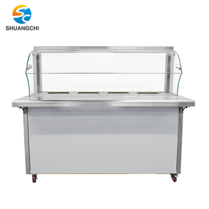 Camion di cibo elettrico in acciaio inossidabile a pavimento Bain Marie forniture per <span class=keywords><strong>Hotel</strong></span> e ristoranti - Product Image 2