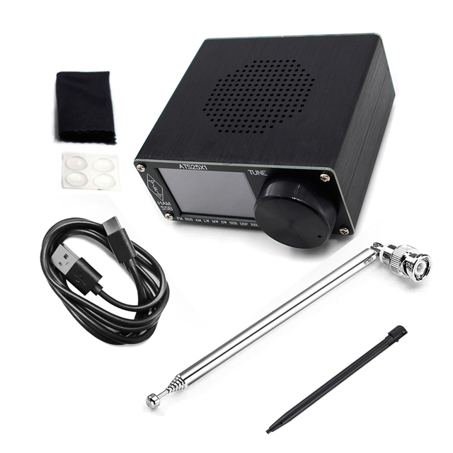 2025 ATS25X1 Upgraded 2.4 "Touch Screen Si4732 Full Band Radio Receiver FM LW MW and SSB