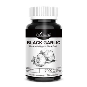 Cápsulas de ajo negro orgánico extra fuerte de etiqueta privada OEM Biocaro 7000mcg - Product Image 1