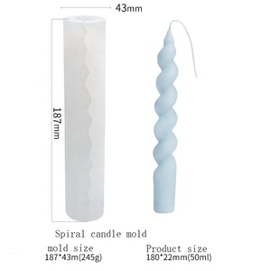 B-5202 manuel Spirale <span class=keywords><strong>Bande</strong></span> bougies Parfumées Plâtre intérieur décorer <span class=keywords><strong>De</strong></span> Bureau décoration Aromathérapie Résine Moule Silicone 3D Moule - Product Image 5