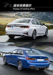 Luz Trasera Modificada para <span class=keywords><strong>BMW</strong></span> Serie <span class=keywords><strong>3</strong></span> G20 2019-2021, Diseño Escama de Dragón, Luz Fluida, Ensamblaje de Luz Trasera Ahumada - Product Image 6