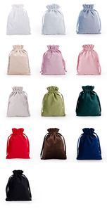 Recyclable Soft Mini <b>Small</b> Colorful Jewelry Velvet <b>Bag</b> <b>Small</b> <b>Drawstring</b> Pouch Blank Jewellery Velvet Storage <b>Bag</b> - Product Image 6