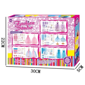 Samtoy Custom Pretend Play Dress up Toys DIY Design Craft Handmade Display Fashion Matching Girl <strong>Small</strong> <strong>Doll</strong> Accessories Clothes - Product Image 6