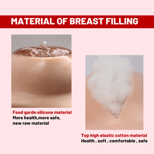 Sous-vêtements pour travestissement, faux seins, forme de poitrine réaliste en silicone, drag queen, gros seins - Product Image 5