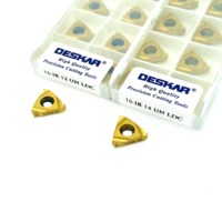 Plaquettes de taraudage indexables DESKAR 16ER1.0ISO/10W/10UN 16IR8NPT/19BSPT/3TR/AG60 LDC, plaquettes en carbure pour machines-outils CNC