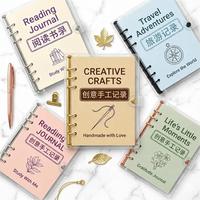 Cuaderno de Viaje con Cubierta de PVC Personalizada, Diario de Lectura Transparente, Cuaderno de Estudiante