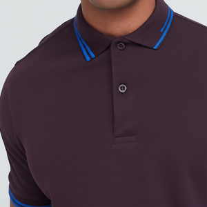Polo de haute qualité personnalisable pour hommes fabricant en vrac bas quantité minimale de commande Logo personnalisé tissu de maillot de grande taille conception personnalisée vierge - Product Image 1