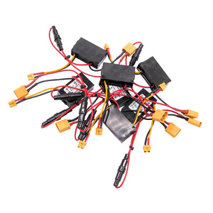 Câble d'alimentation personnalisé Xt60 Xt30 avec fusible, faisceau de convertisseur de décharge CC, 300 mm, âme en cuivre, isolation PVC, pour usage électronique - Product Image 1