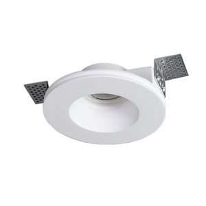 Inbouw ronde vierkante GU10 LED gipsplafondlamp voor slaapkamer, gang, slimme, anti-verblindende downlight - Product Image 2