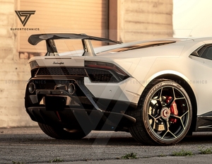 Performante Style Carbon Fiber Rear Spoiler for Lambo Huracan Performante LP40 and <strong>Spyder</strong> LP640-1 - Product Image 5