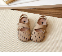 Sandales pour filles Printemps/Été 2026 Nouveau style Mode Chaussures de princesse ajourées respirantes avec trous Sandales pour enfants