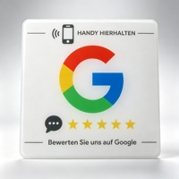 Carte RFID intelligente en acrylique personnalisée, étanche, avec impression personnalisée, 13,56 MHz, NFC, carte de commentaires Google pour les avis sur les magasins