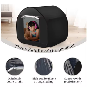 Hot Sale Folding SPD Autism Kids Pop up <strong>Tent</strong> Play Blackout Swing <strong>Sensory</strong> <strong>Tent</strong> for Kids - Product Image 2