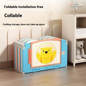 Moderno Macaron protezione box per bambini per il bambino gattonare & giochi di plastica resistente recinto per il soggiorno - Product Image 4