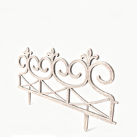 Bordures de pelouse flexibles en plastique à emboîtement, type monobloc, en treillis métallique, design moderne, clôtures de jardin creuses pour jardins