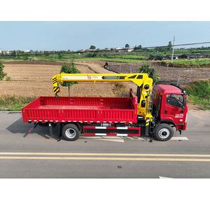 Grue montée sur camion Shacman 8T LHD RHD pour la manutention et la livraison de marchandises en milieu rural africain - Product Image 2