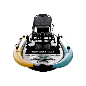 Kayak de pesca inflable duradero ligero para 2 personas con pedal para agua salvaje y uso en el océano - Product Image 5