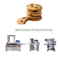 Machine à encruster industrielle Longyu haute capacité pour la production de biscuits moelleux, de biscuits fourrés au chocolat et de grands biscuits – Ligne de traitement pour boulangerie