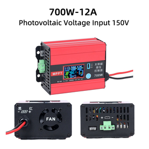 Contrôleur <span class=keywords><strong>solaire</strong></span> MPPT abaisseur de tension 12A 25A 700W 1400W pour recharge de véhicules électriques, compatible batteries au plomb-acide et au lithium LiFePO4 48V/60V/72V - Product Image 3