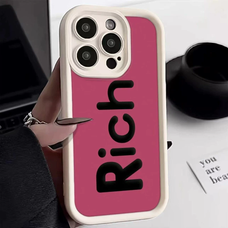 ข้อความสีขาวพร้อมพื้นหลังสีชมพู