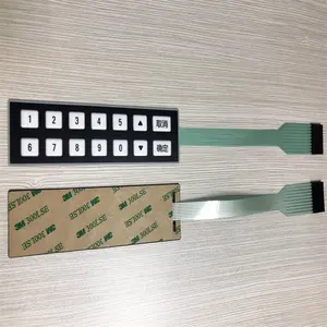 Tactile Metal Dome Front Panel Control Keyboard Graphic Overlay Keypad Membrane Switch Membrane Keyboard Manufacturer